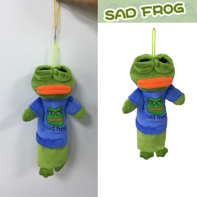 Pepe The Frog Plush Pencil Case Pendant Soft Stuffed Doll Kid Gifts