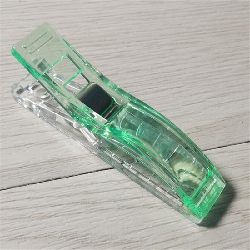 10pcs Colorful Sewing Craft Quilt Binding Plastic Clip Fabric Clamps for Patchwork Sewing Hemming DIY Crafts Tools