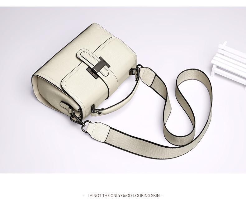 2026 Trendy Women's Genuine Leather Crossbody Bag - Versatile Autumn Handheld Shoulder Square Bag