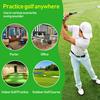 Retractable Golf Swing Training Aid Portable Grip Trainer with Click Feedback for Right And Left Handed Golfers Warm Up Stick