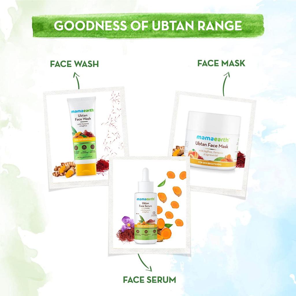 Mamaearth Ubtan Cold Cream With Turmeric & Saffron For Glowing Moisturized Skin 200g Pack Of 1
