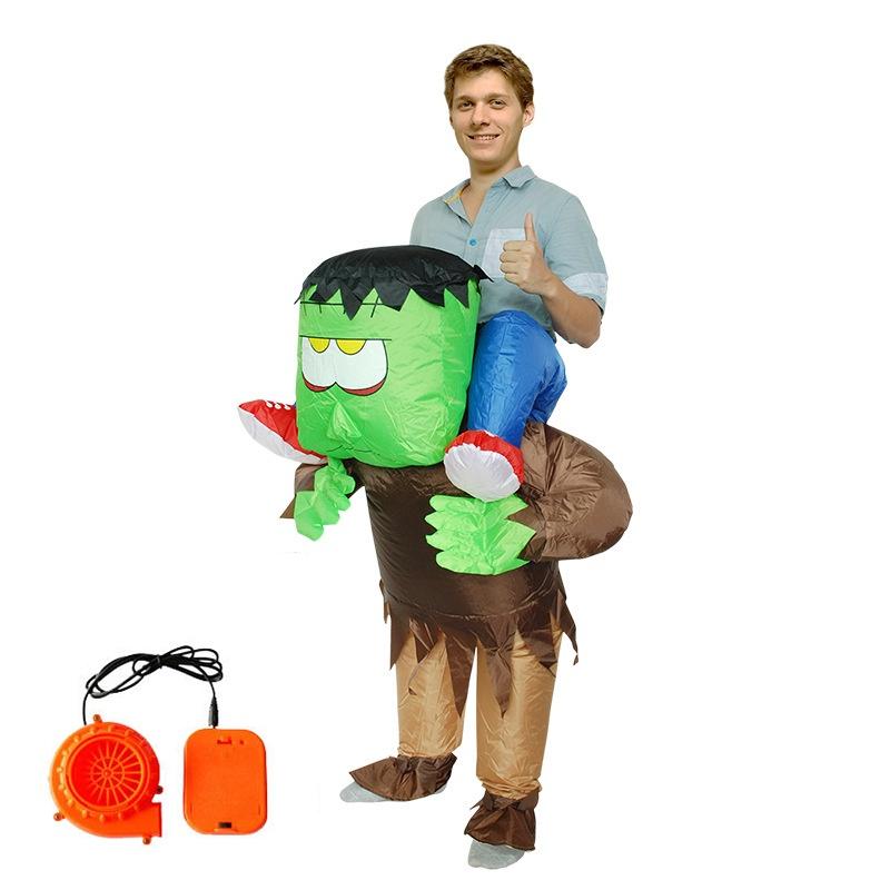 Костюм Франкенштейна премиум-качества, страшный надувной костюм для Хэллоуина для вечеринок