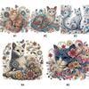 5D-Diamant-Malerei-Set zum Selbermachen, teilweiser Spezialbohrer, Katzen-Dekoration, 30 x 30 cm