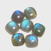 Natural Blue Flash Labradorite Cushion Cabochon | Square Labradorite Loose Gemstone | Blue Fire Stone for Jewelry Making