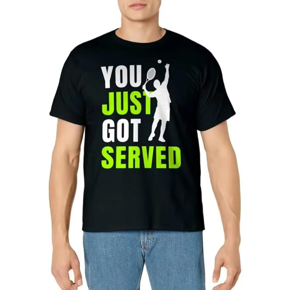 Tennis Player Funny Quote Tshirt Sporty Mens Womens T-Shirt Tennis Player Vintage Streetwear Short Sleeve Birthday Gifts