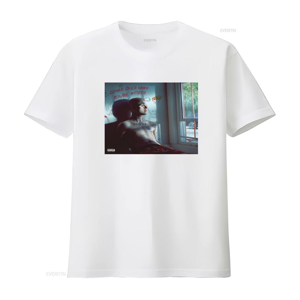 LIL PEEP T SHIRT Come Over When Youre Sober Pt 2 Vinyl Cover SMALL MEDIUM L XL Vintage Washed Top For Everyday Wear Slightly