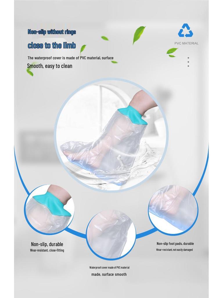 Waterproof Protective Cover for Arm, Wrist, Leg, and Foot Bathing
