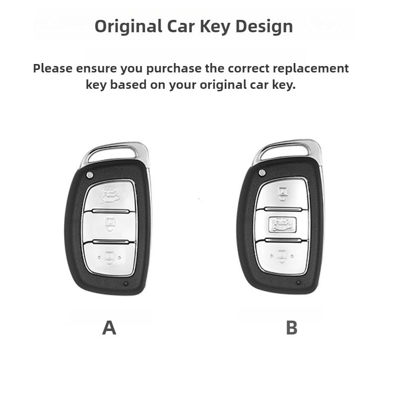 For Hyundai Ix35 I40 I20 I10 Tucson Elantra Creta Sonata Ioniq Accent Creata 3 Button TPU Car Key Case Smart Remote Fobs Cover