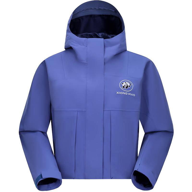 CAMEL Women's Outdoor Windproof Waterproof Short Windbreaker