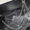 Punk Style Messenger Bags Halloween Gothic Butterfly Spiders Net Tote Bag