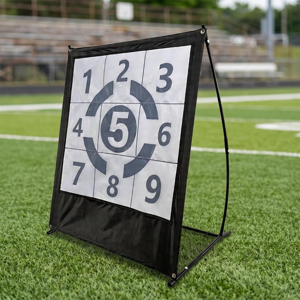 9-Hole Pitching Net Sturdy Baseball Target Professional-Grade for Coaches