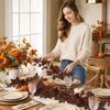 Artificial Maple and Leaf Branches for Thanksgiving Halloween Home Decor