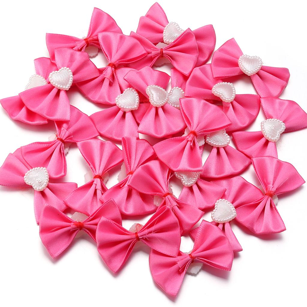 20pcs/lot Sweet Cute Colorful Ribbon Bows Polyester Bow Tie For Kids Girls DIY Jewelry Making Headwear Hairpin Gifts Accessories