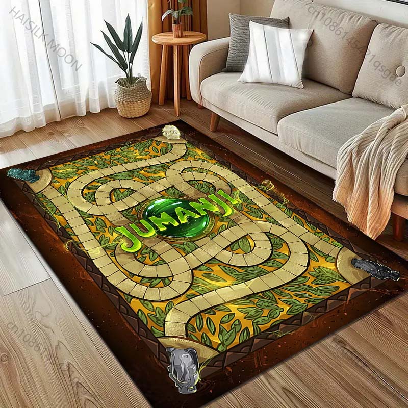 

1PC Game Juman-Ji Print Carpet for Bedroom Living Room Bedside Sofa Floor Mat Modern Home Decor Area Rug Luxury Gift 40x60cm (16x24in)
