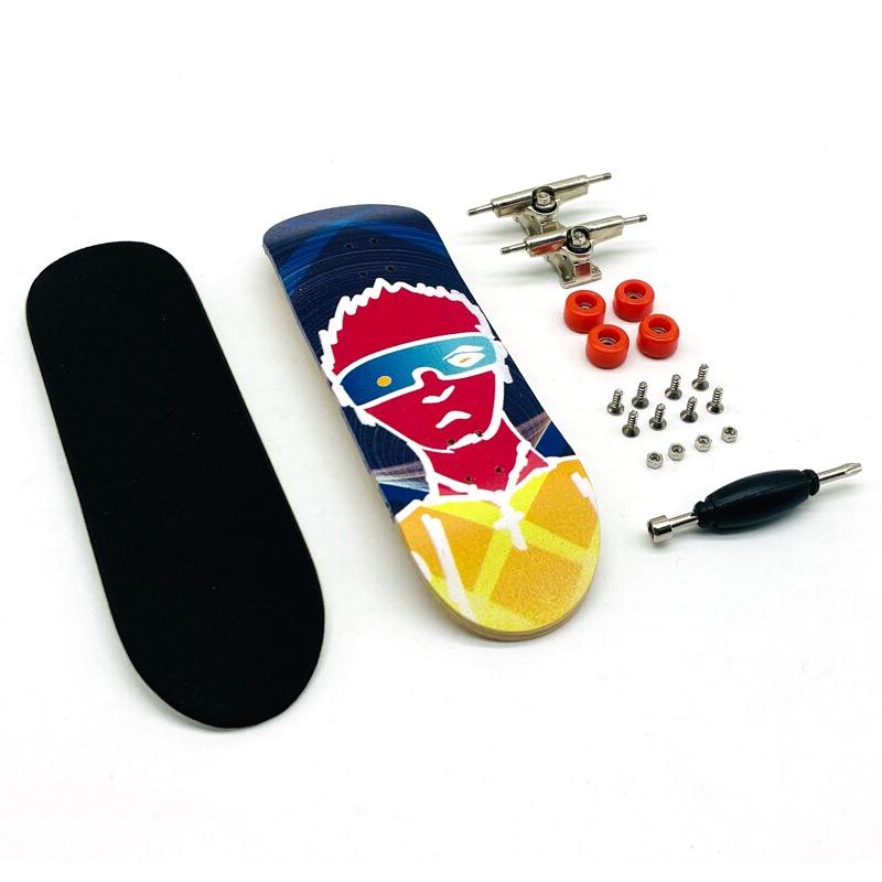 Mini Skateboard Toy Finger Skate Wooden Personality Boy Christmas Gift