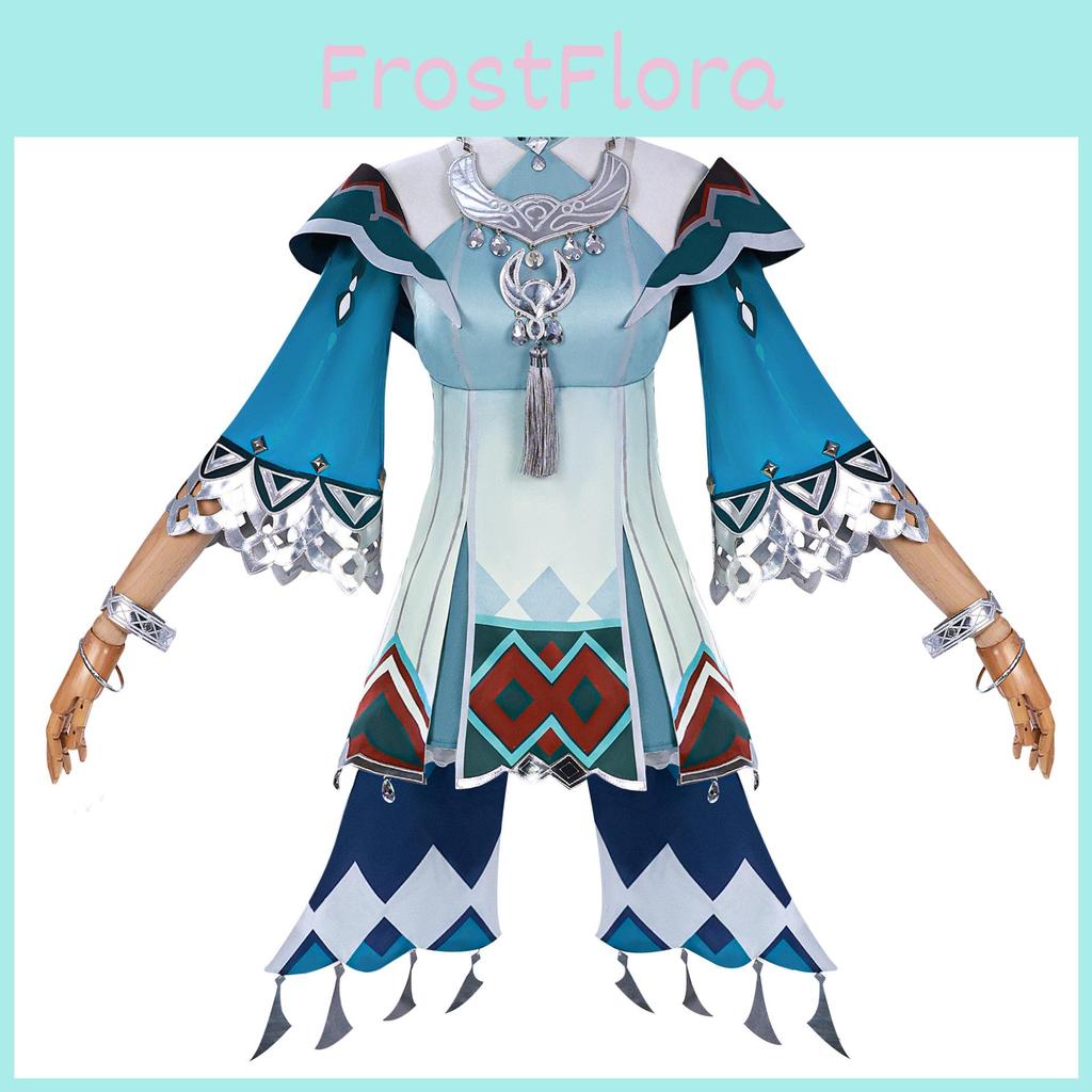 Impact Genshin Lan Yan Cosplay Costume Halloween Party Role Play Fashion Gift