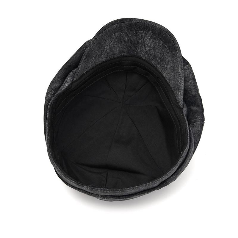 Autumn Winter Warm Beret Men Octagonal Cap British Vintage Cap Painter's Cap Newsboy Cap