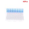 40Pcs Interdental Silicone Brushes Dental Toothpicks Cleaning Brush With Thread Oral Cleaning Tool