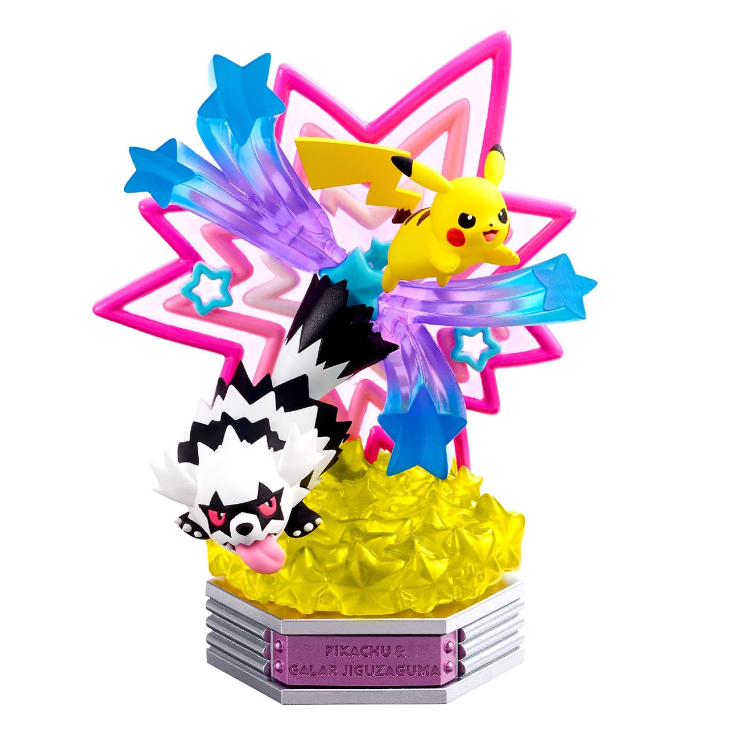 

Pokemon NEON PARTY Pikachu & Galarian Zigzagoon Japan NEW Re-Ment
