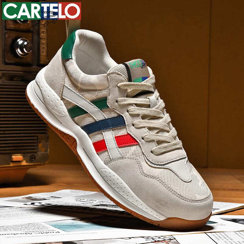 CARTELO Men s Breathable Mesh Casual Sports Shoes EU 39