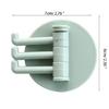 No Drilling Towel Hook For Bathroom Clothes Coat Bedroom Hook Livingroom Kitchen