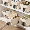Kitchen High Cabinet Storage Box With Handle Snacks And Sundries Organize Storage Deep Cabinet High Storage Basket