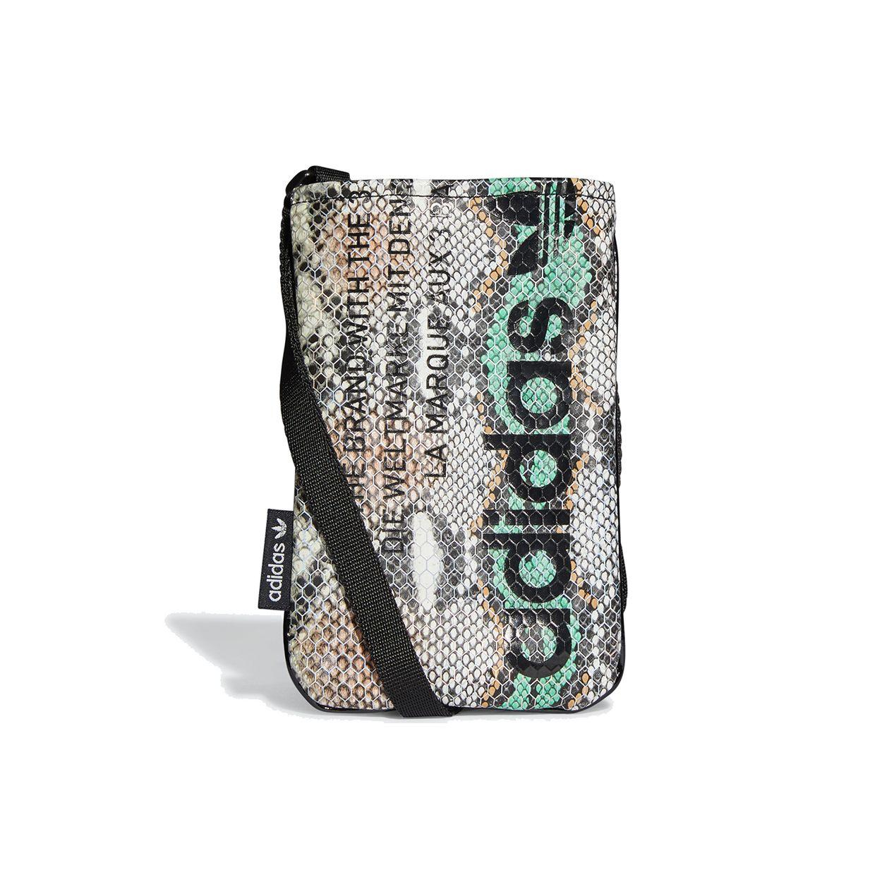 Adidas Originals Trefoil Pouch Sports Casual Trend Polyurethane Crossbody Bag Unisex Bags H32363 Multicolor