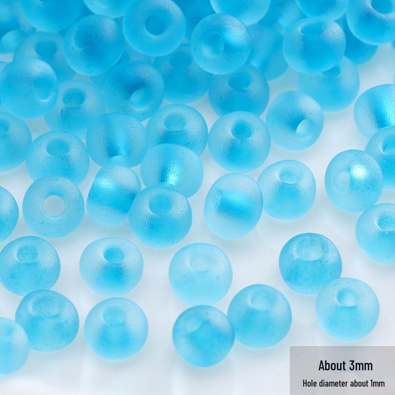 Blauer Glas-Reiskorn-Haarnadel: Handgefertigter Schmuck-Accessoire im antiken chinesischen Stil