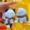 Travel Kitten Cat Plush Keyring Scarf Plush Cat Doll Keychain Plush Cat Bag Pendant  Couple Gift