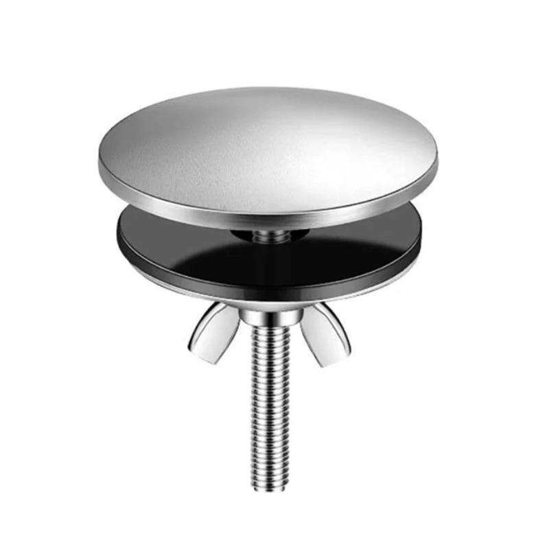 1pc Sink Hole Plug Metal Sink Tap Hole Cover Functional Kitchen Hole Cap Durable for Kitchen Ensure No DropShipping чёрный