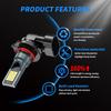 2Pcs H8 H11LED Bulb H1 H3 H4 H7 9005 9006 Led Lamp Bright Car Fog Lights Day Driving Running Light 12V 6500K White Car Lights