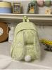 Schoolbag new rabbit ear three-dimensional schoolbag Korean girl milk waxy gentle feeling travel versatile leisure travel backpack