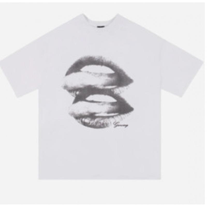 New hip-hop street short-sleeved summer creative bottoming shirt pure cotton T-shirt