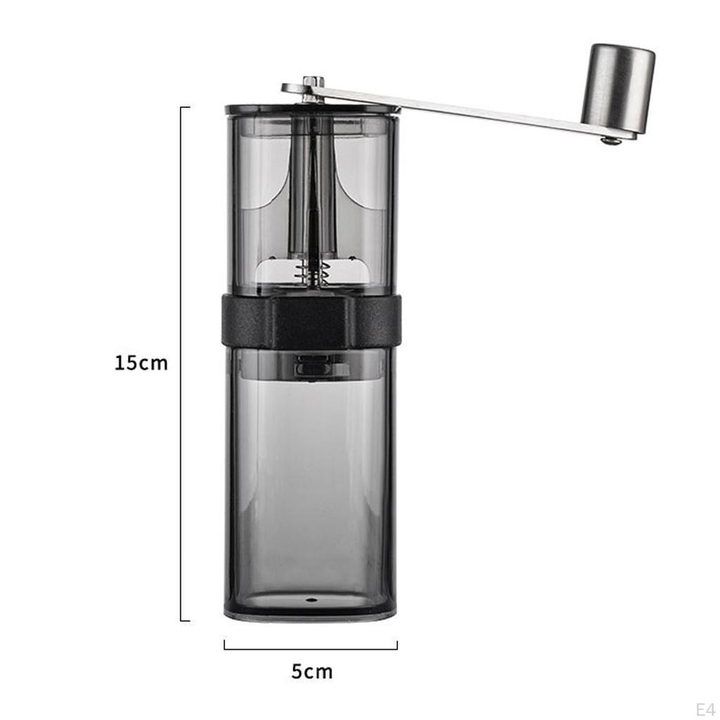 Coffee Grinder Hand Crank Manual Adjustable Portable for Travelling Home