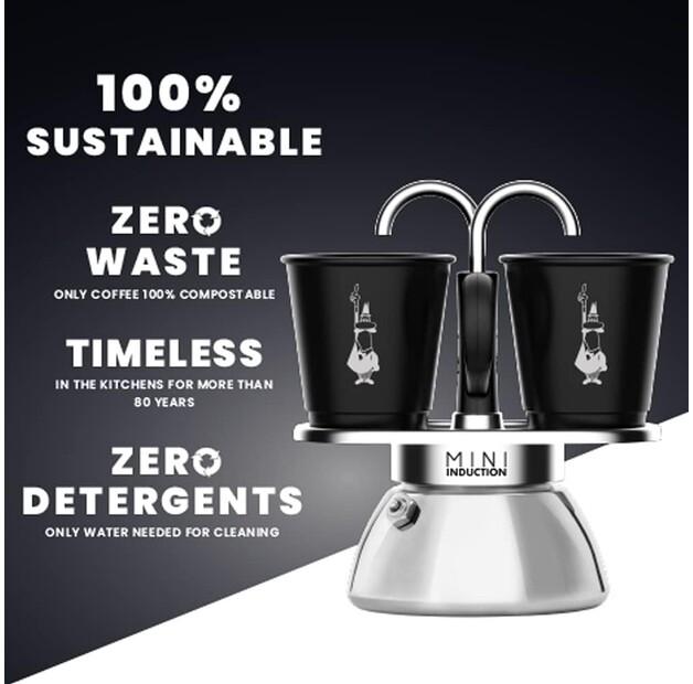 Кофеварка Bialetti Set Mini Express Induction schwarz (0007310)
