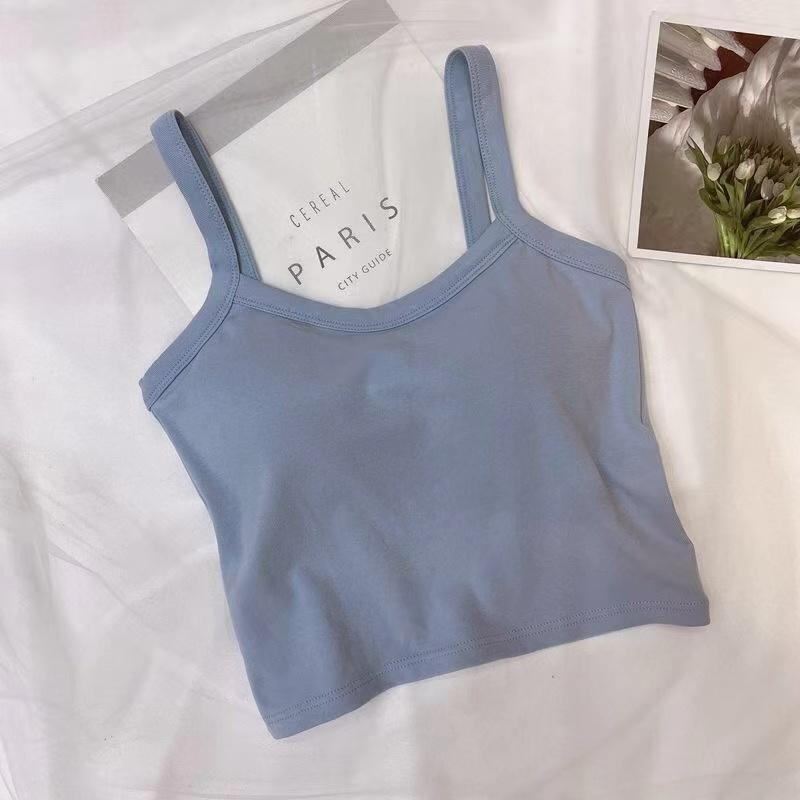 

Кроп-топ Женский Сексуальный Топ без рукавов Мода Женское нижнее белье Женская майка Девушка Базовая футболка Жилет Линжери Бюстгальтеры Топы-трубы Горячий one size синий