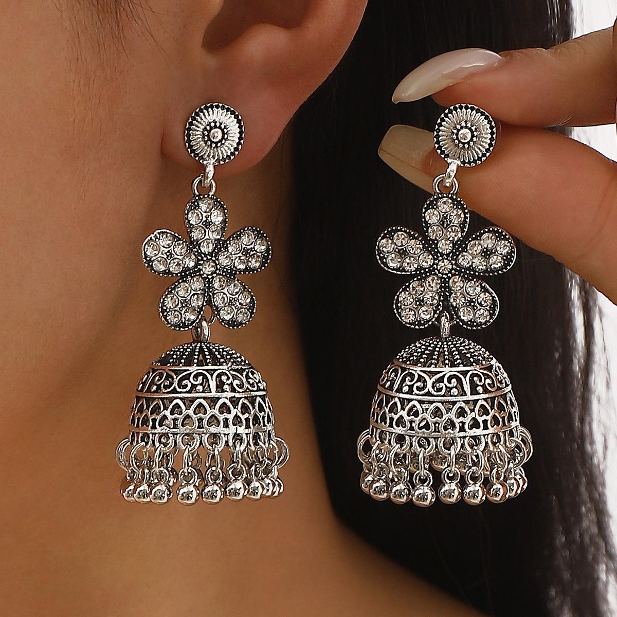 

Модні висячі сережки для жіночих прикрас срібний