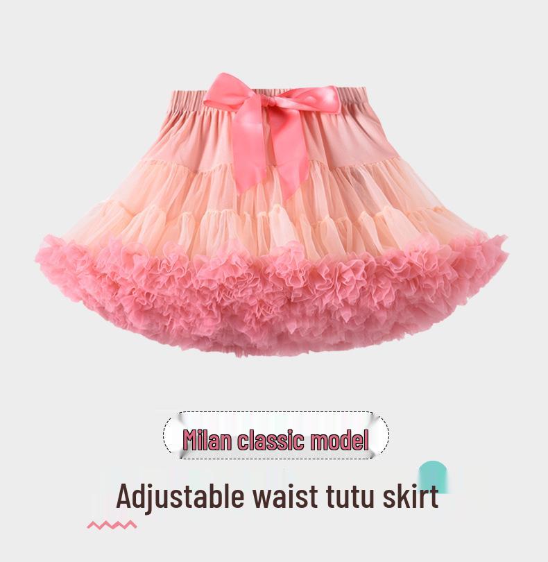 Kék Princess Tutu Szoknya: Lányok Tavaszi/Nyári Hálós Ruha