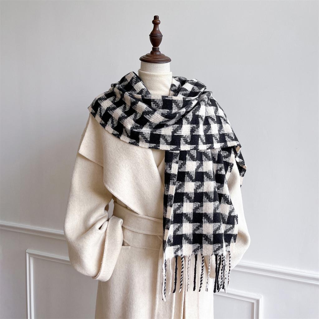 Luxury Winter Scarf Women Cashmere Warm Pashmina Brand Foulard Female Shawls Wraps Thick Soft Bufanda Poncho Scarves Stole