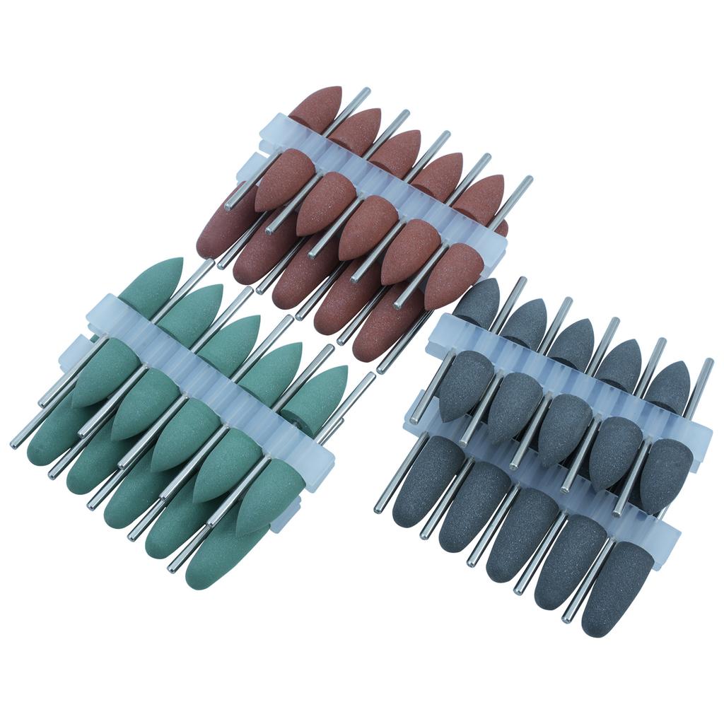 10Pcs/Lot 2.35mm Dental Silicone Rubber Polishers Burs Grinding Heads HP Shank Drill Rotary Teeth Whitening Dentist Tool