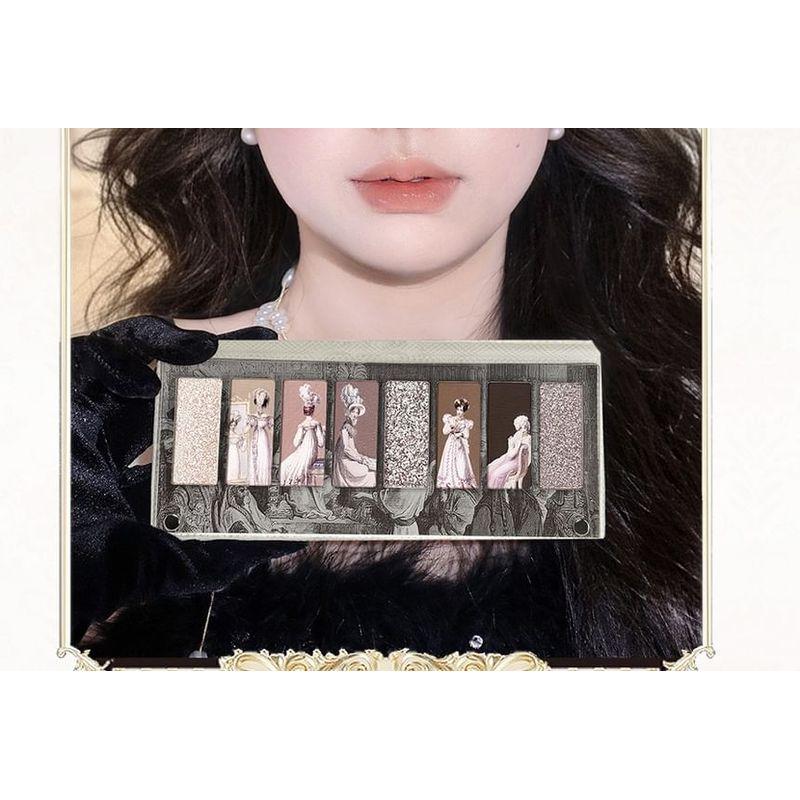 COLORROSE - Antike Malerei Serie 8-Farben Lidschattenpalette - CR795 Klassischer Druck