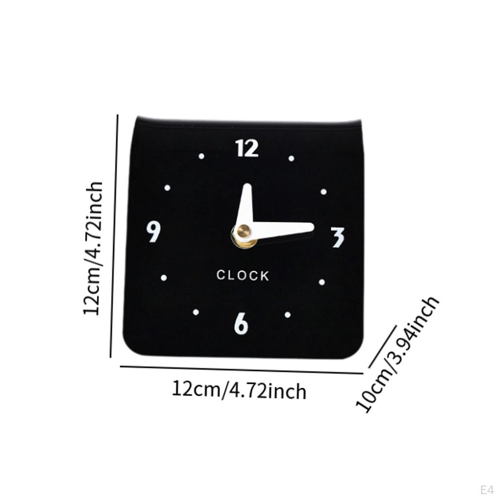 Tischuhr Schreibtischornament Minimalistisch Leise für Nachttischregal Büro Schlafzimmer Wohnheim