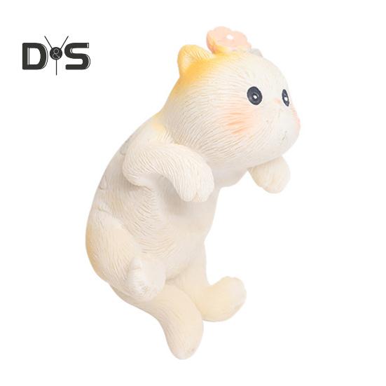 Miniaturní závěsné figurky koček, květináč, váza, objímač z pryskyřice, kotě, květináč, závěs na květináč, soška kočky pro bonsai, terárium, okraj, dekorace do vílí zahrady