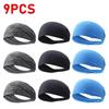 Ultra-Thin Unisex Fitness Elastic Headband Turban Sweat Absorption Breathable Quick Drying Sports Running Hair Band Accessories