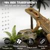 Reptile Acrylic Enclosure High Transparency Habitat Tank for Spider Mantis Gecko Corn Snake Breeding Box with Ventilation Holes