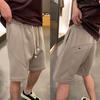Summer Trendy Cuffed Shorts Couple Style Loose Breathable Sporty Casual Five-Point Pants