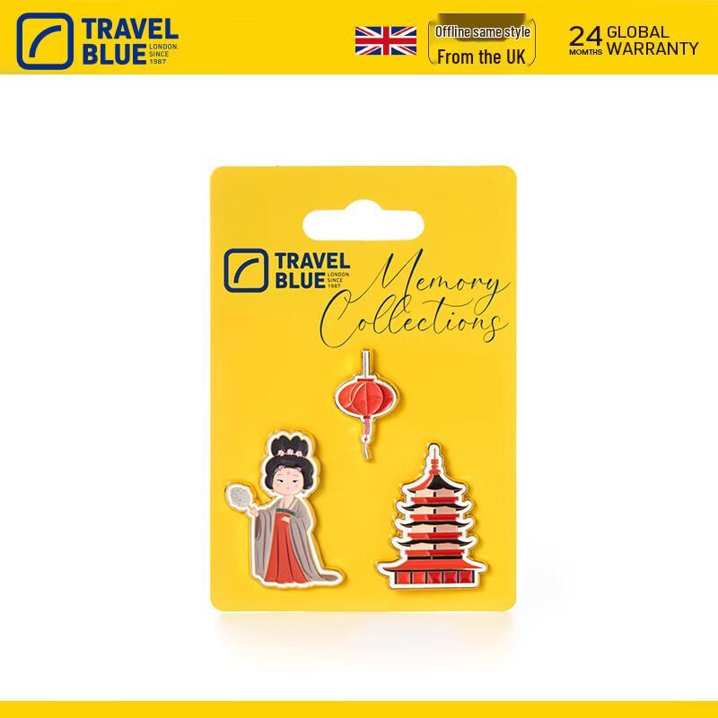 Коллекционный значок  Синий фарфор  для путешествий