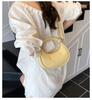 Sac à main plissé en forme de croissant pour femme Automne 2025: Sac à Bandoulière Unique et Sac Bandoulière à la Mode