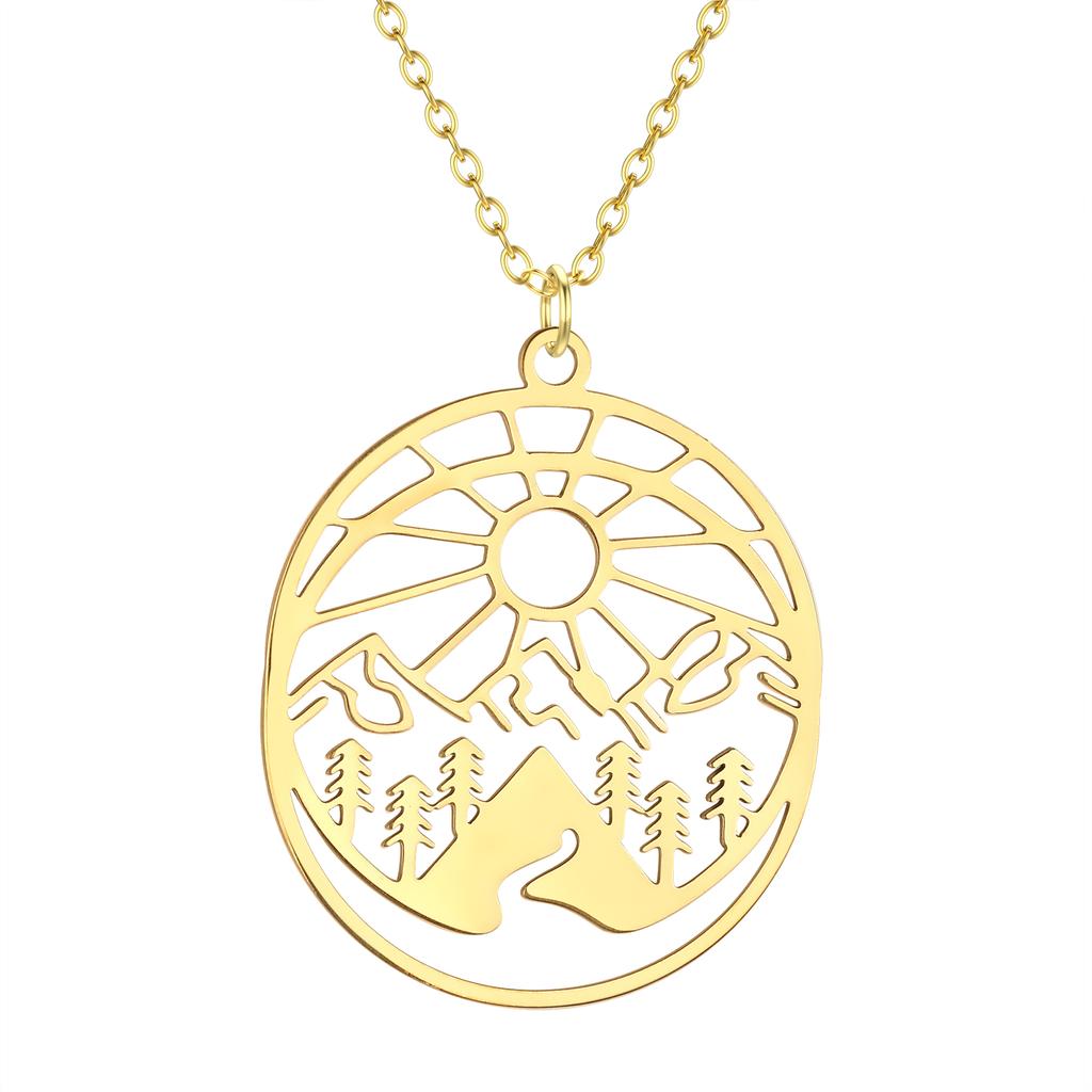 Exquisite Fashion Necklace Nature Lovers Necklace, Minimalist Jewelry, Traveler, Scout, Mom, Gift Valentine's Day Birthday Gift