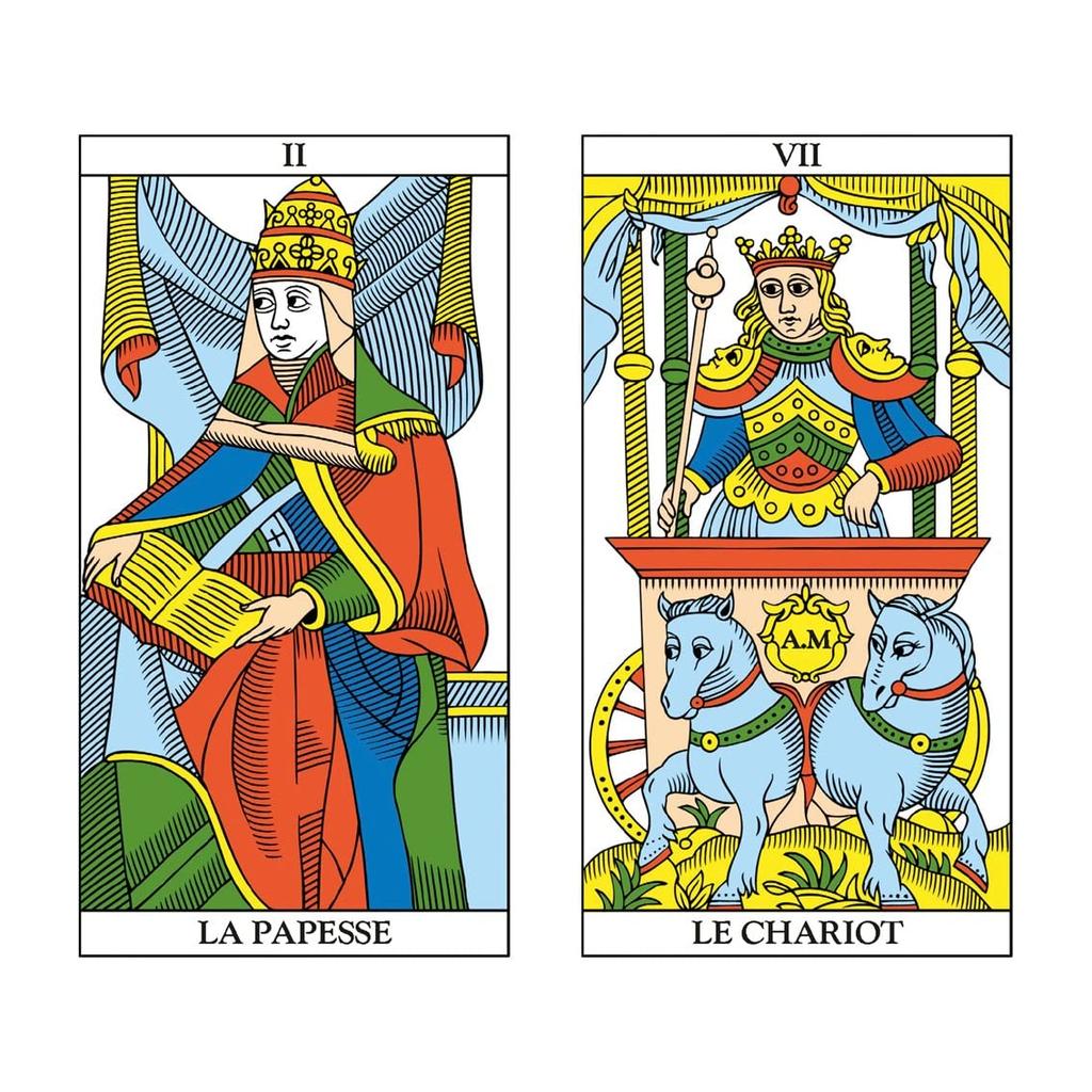 Kancharo Tarot Card Set Includes Japanese Tarot Card Instructions Pouch 78-Card [Marseille Tarot] & (Authentic)